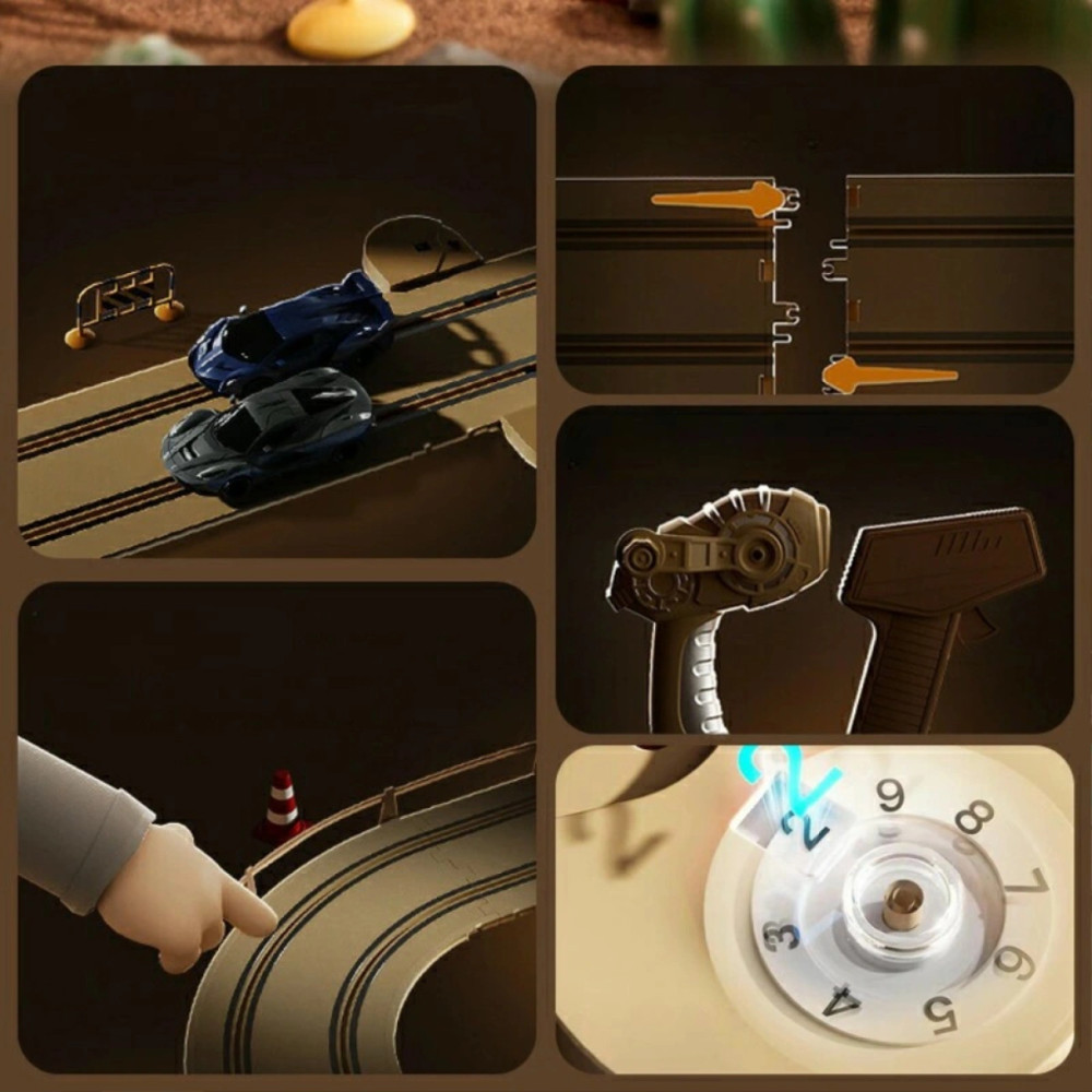 Детский автотрек с петлями, машинками и контролерами