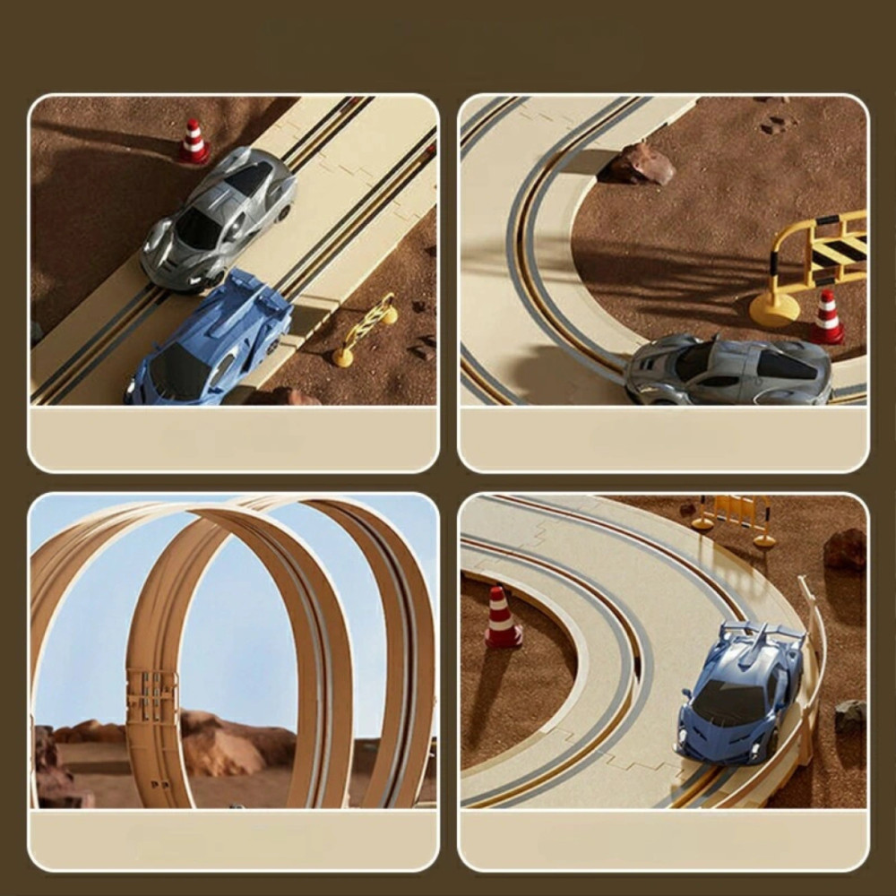 Детский автотрек с петлями, машинками и контролерами
