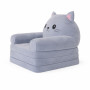 Fotoliu-șezlong moale cu 3 secțiuni în formă de Pisicuță