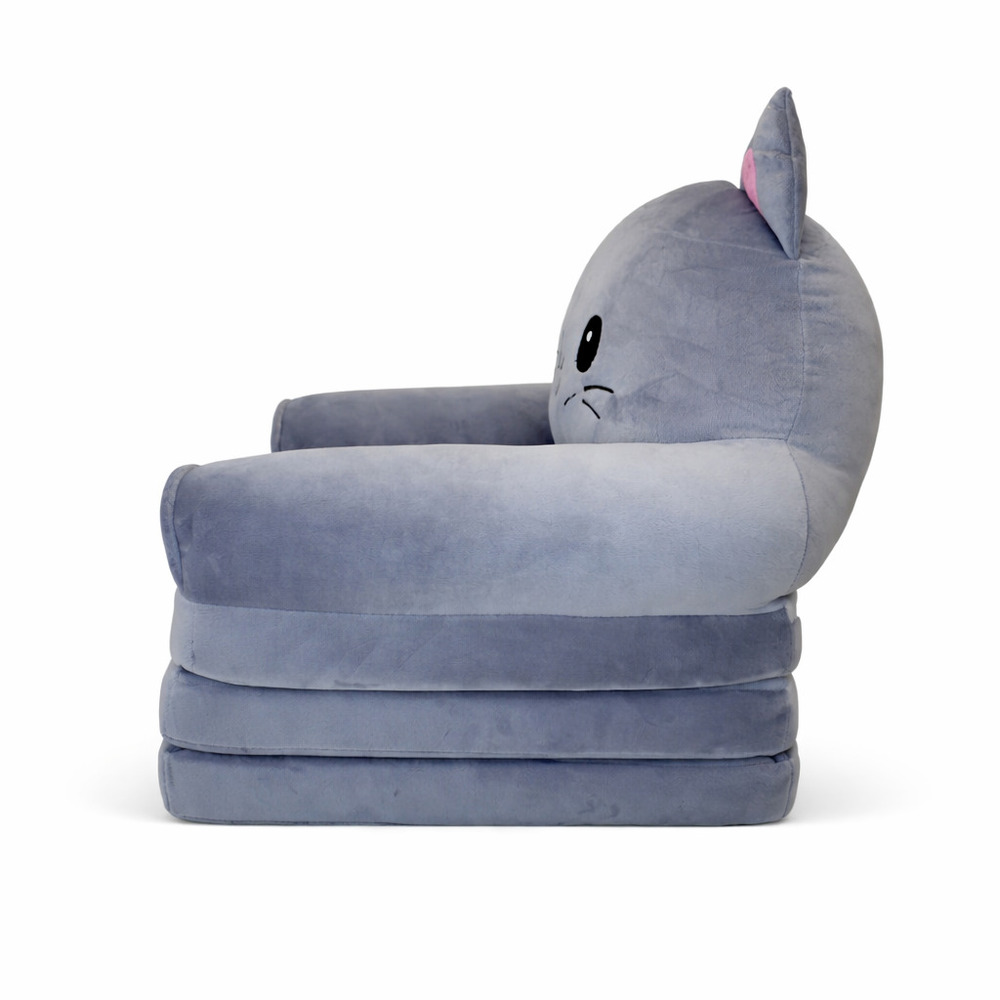 Fotoliu-șezlong moale cu 3 secțiuni în formă de Pisicuță