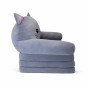 Fotoliu-șezlong moale cu 3 secțiuni în formă de Pisicuță