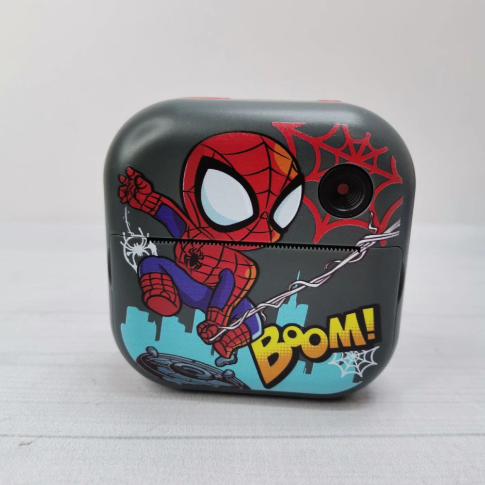 Детский фотоаппарат с моментальной печатью в стиле Человека Паука