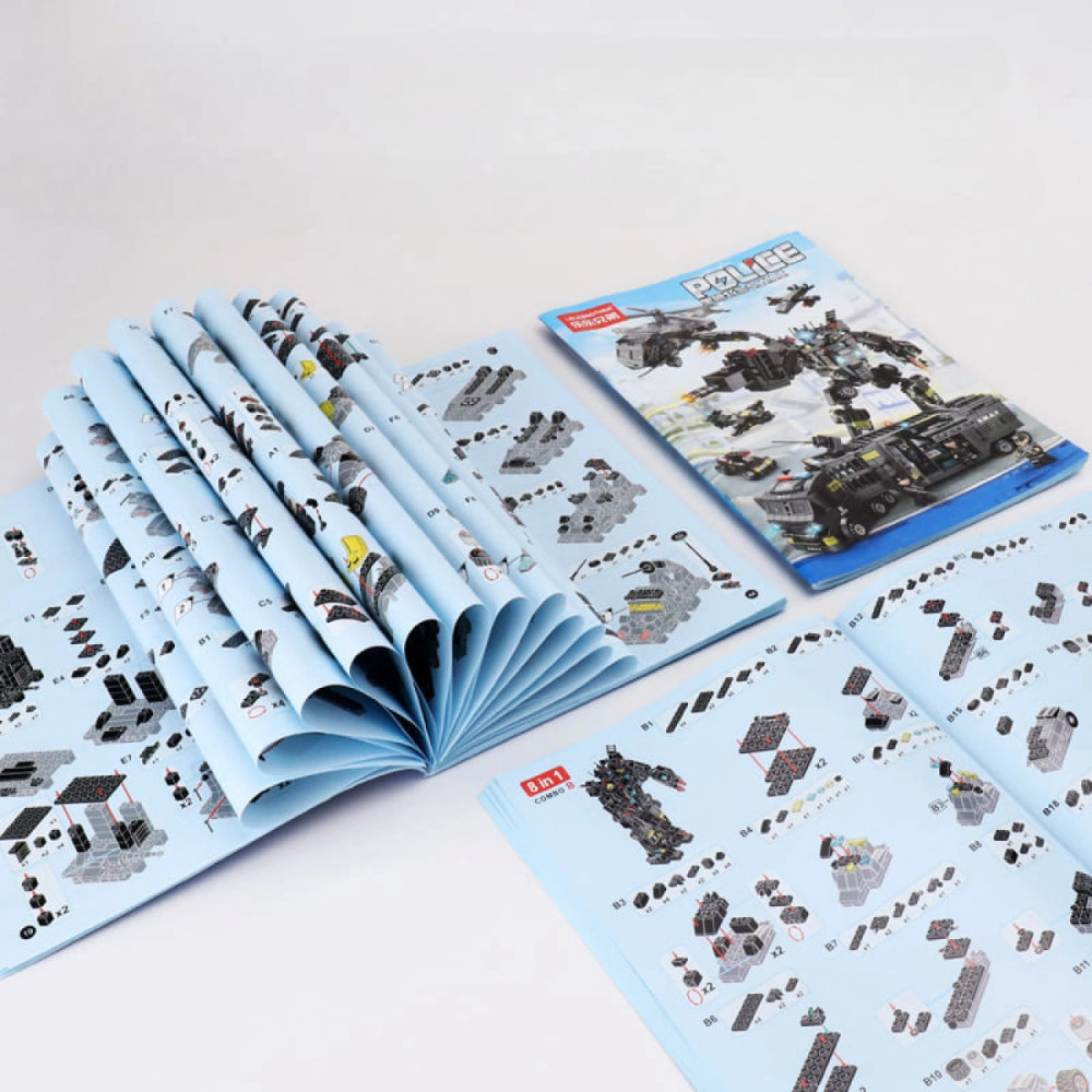 Полицейский конструктор Lego 3в1, 700 деталей