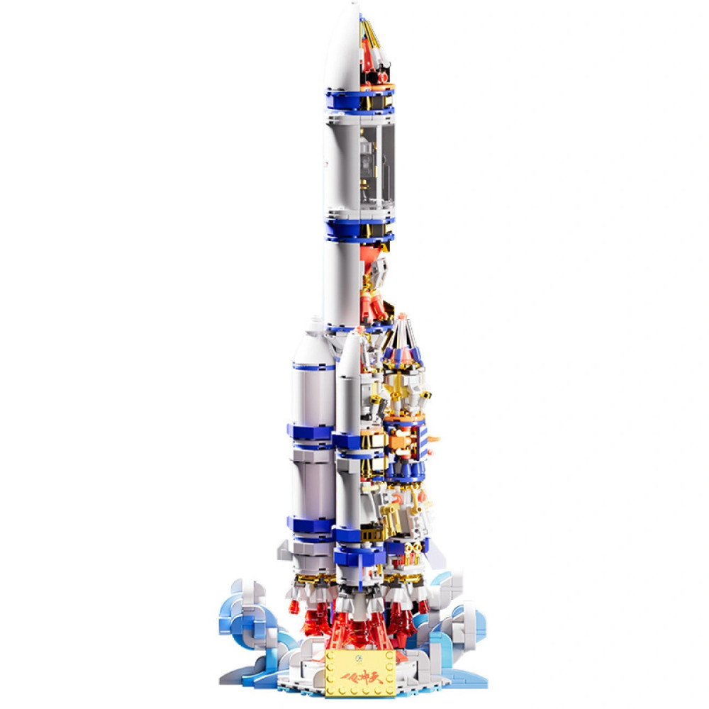 Конструктор Ракета, 1099 деталей, в подарочной коробке с инструкцией