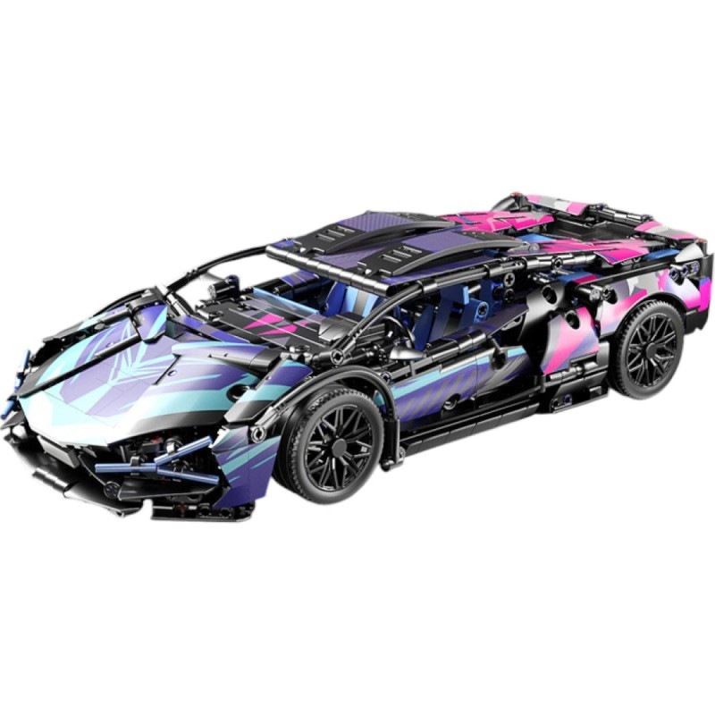 Конструктор Lamborghini Cyberpunk на 1314 деталей, с инструкцией