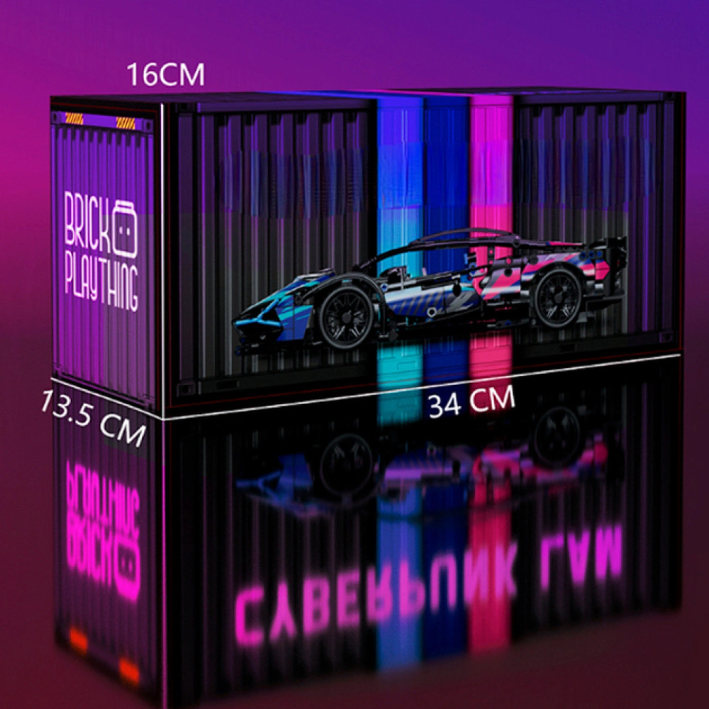 Конструктор Lamborghini Cyberpunk на 1314 деталей, с инструкцией