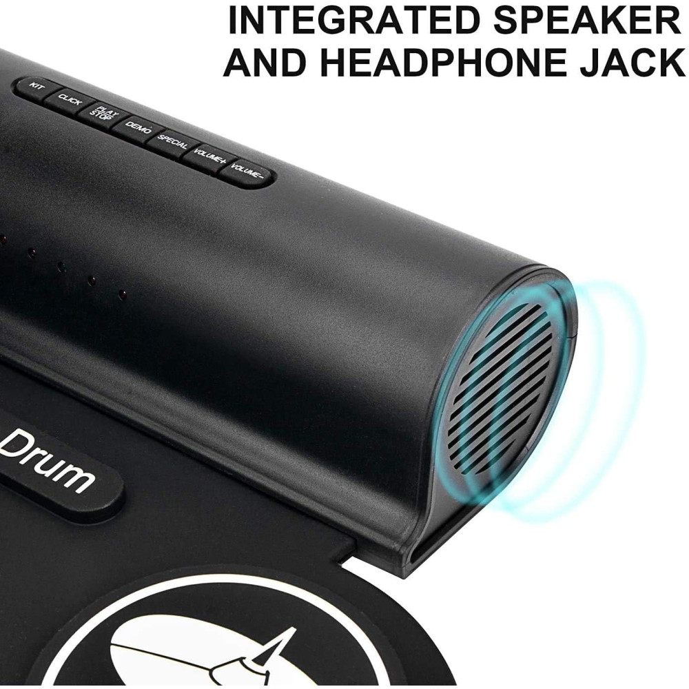 Портативная электронная барабанная установка с аккумулятором