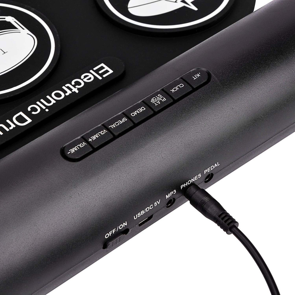 Портативная электронная барабанная установка с аккумулятором