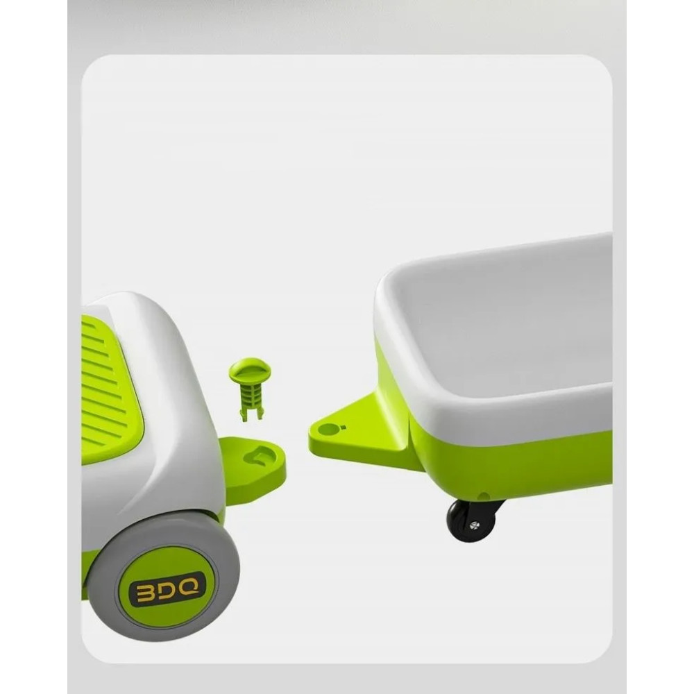 Электромобиль BDQ S08 Green, аккумуляторный, с резиновыми колесами