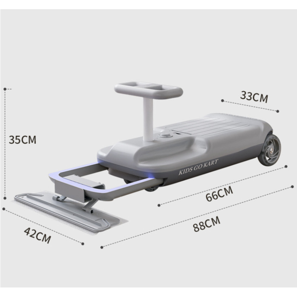 Магнитный транспорт-каток для детей со световыми эффектами колес