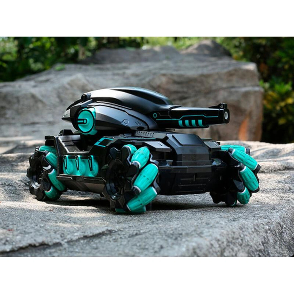 Радиоуправляемый танк с управлением браслетом и подсветкой