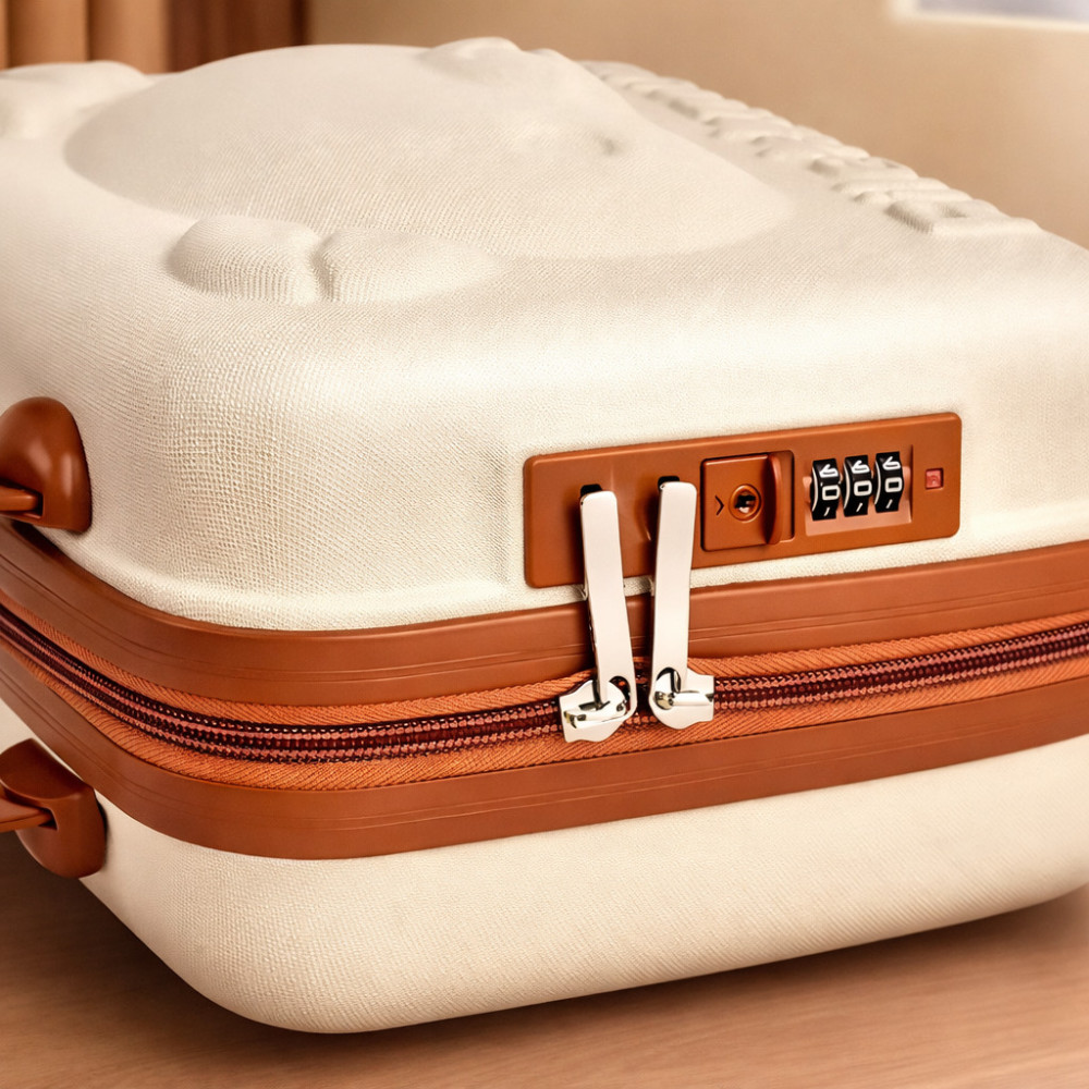 Set de scris Capibara — caiet, pix și accesorii în copertă portocalie