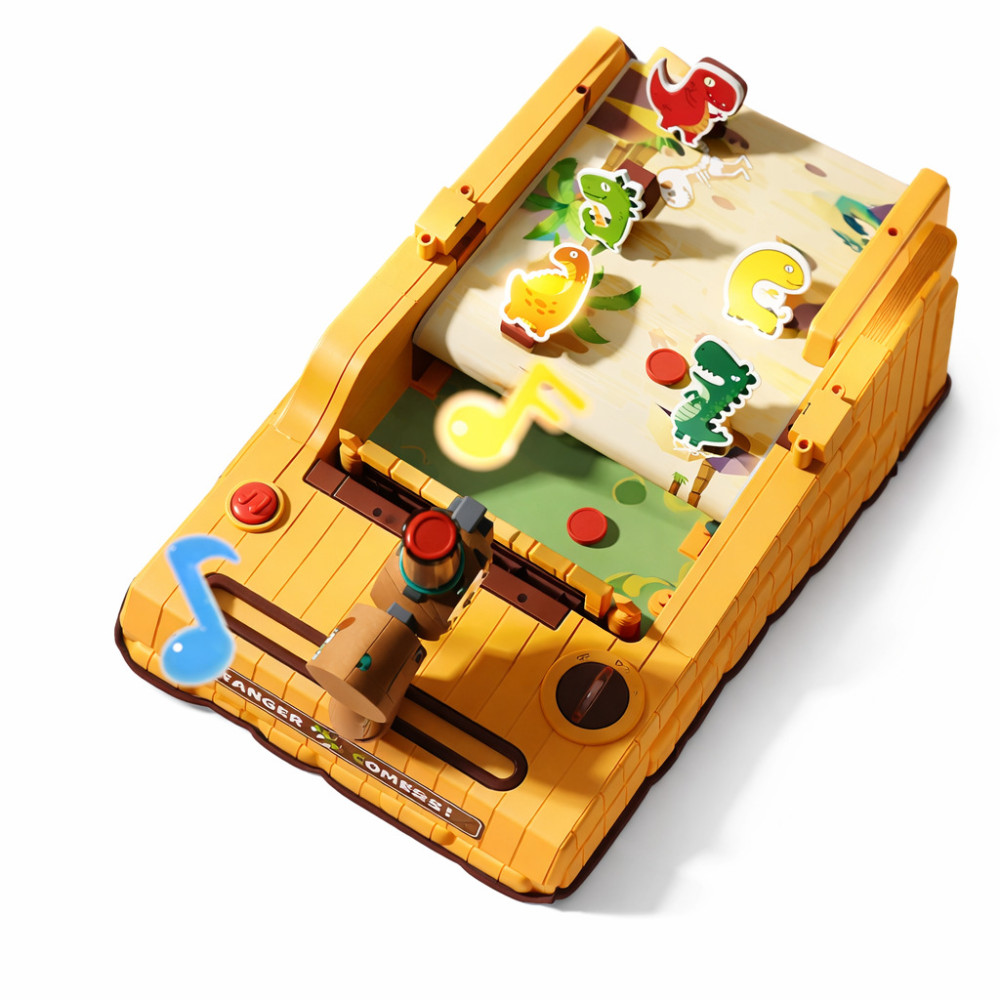 Pinball de masă pentru copii cu dinozaur
