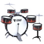 Детская барабанная установка с педалью и стульчиком