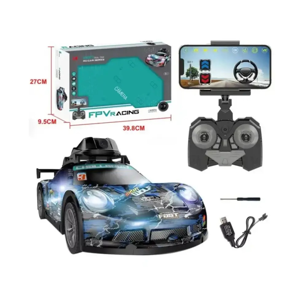 Гоночная машинка с Wi-Fi камерой и ДУ через смартфон