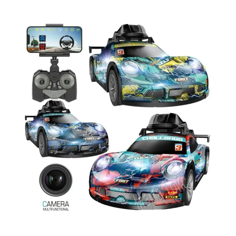 Гоночная машинка с Wi-Fi камерой и ДУ через смартфон