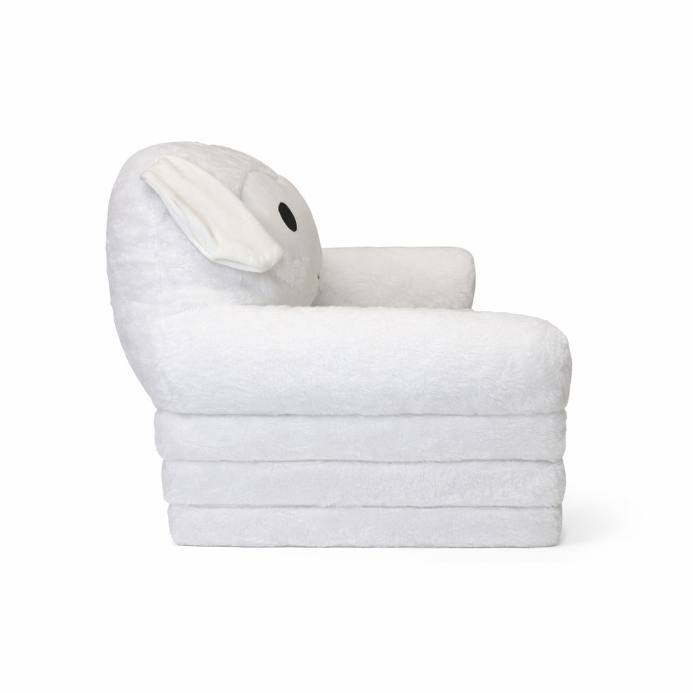 Fotoliu-șezlong de pluș pentru copii în formă de Mieluț