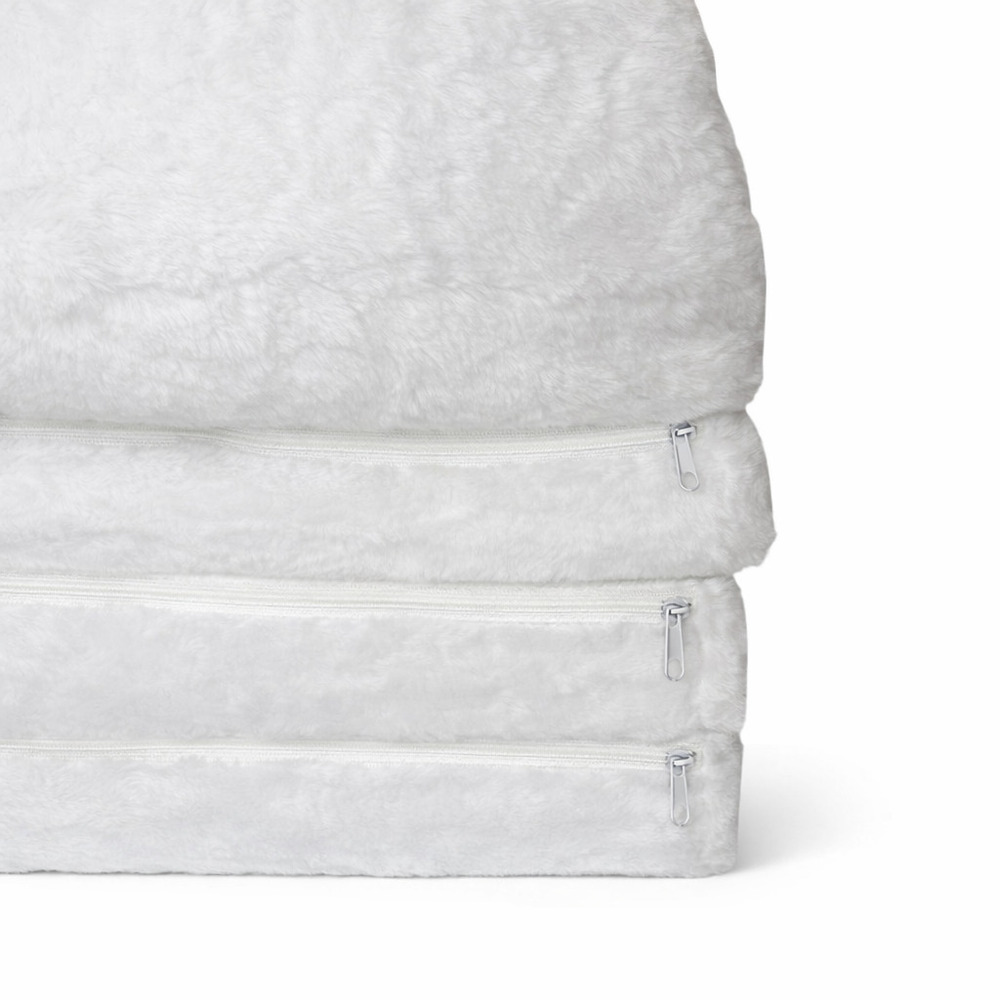 Fotoliu-șezlong de pluș pentru copii în formă de Mieluț