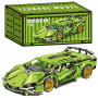 Конструктор Lamborghini Green на 1314 деталей, с инструкцией