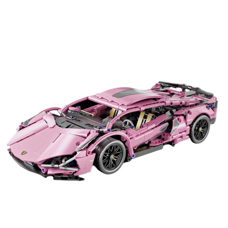 Конструктор Lamborghini Pink на 1314 деталей, с инструкцией