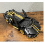 Конструктор Lamborghini Black с дистанционным управлением и подсветкой, 1314 деталей