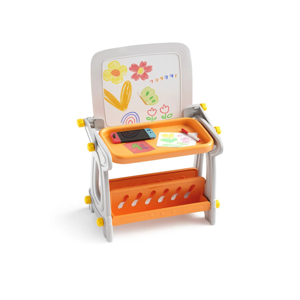 Детский столик с магнитной доской и местом для хранения