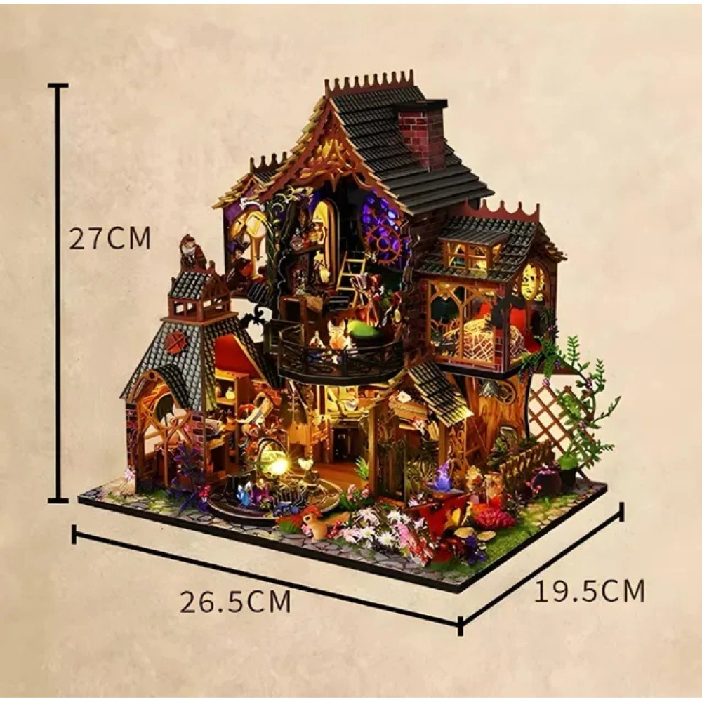 Румбокс конструктор "Волшебный лес" миниатюрный набор с LED-подсветкой