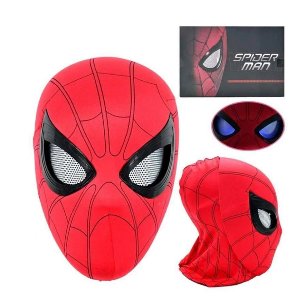 Mască dinamică Spider-Man cu control al ochilor în două culori