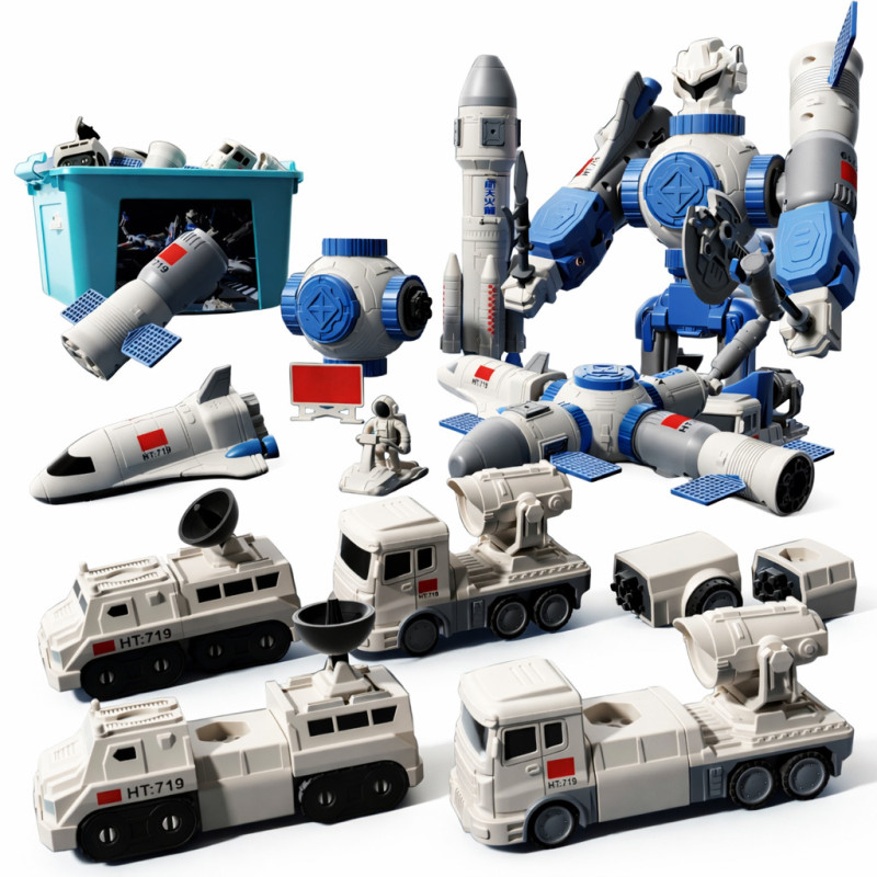 Robot magnetic 10în1 cu container de depozitare