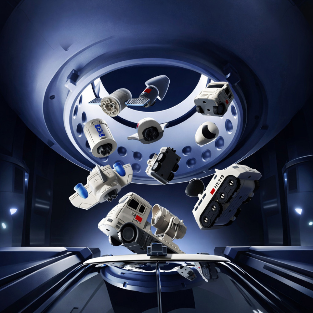 Robot magnetic 10în1 cu container de depozitare