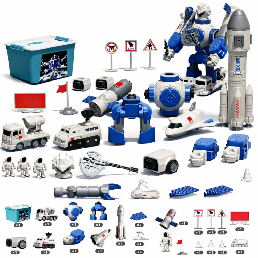 Robot magnetic 10în1 cu container de depozitare