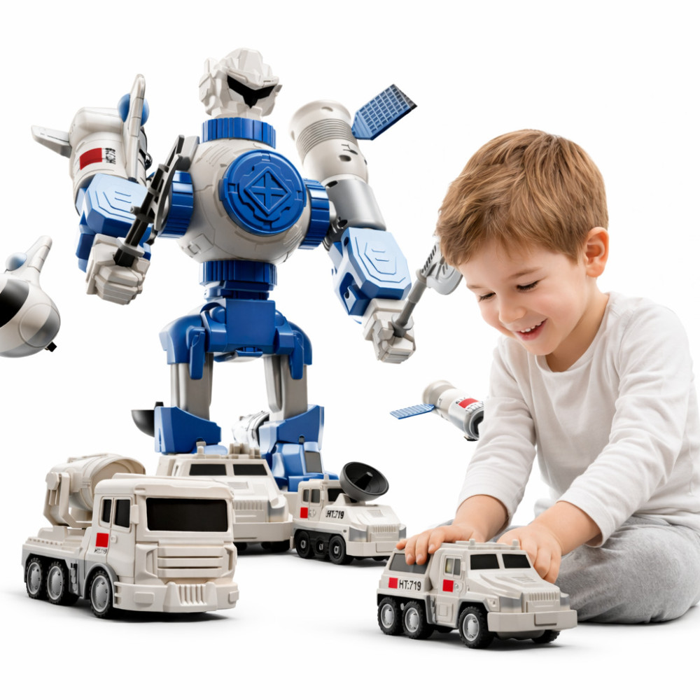 Robot magnetic 10în1 cu container de depozitare