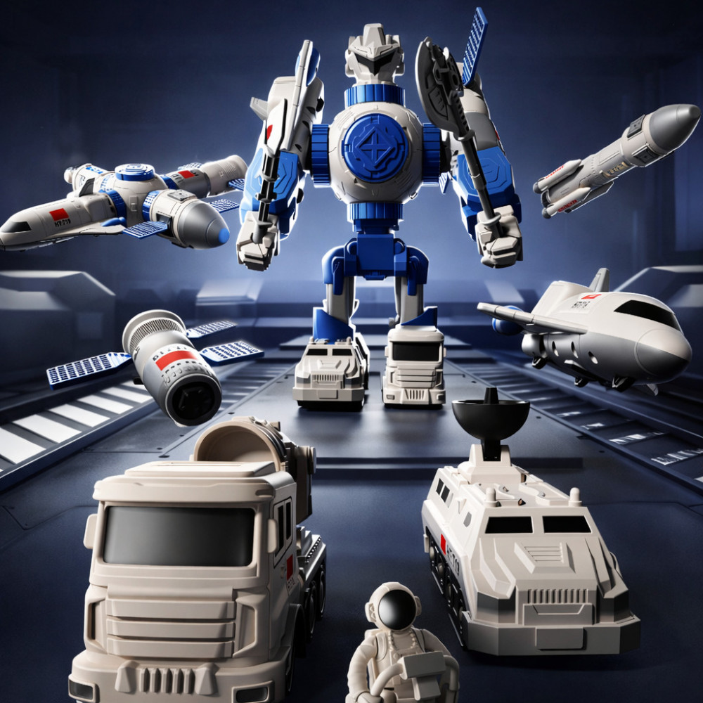 Robot magnetic 10în1 cu container de depozitare