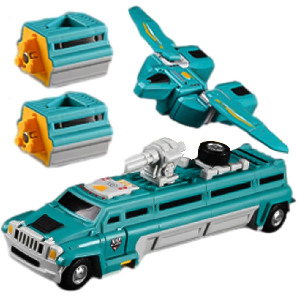 Голубой магнитный конструтор-робот 3в1