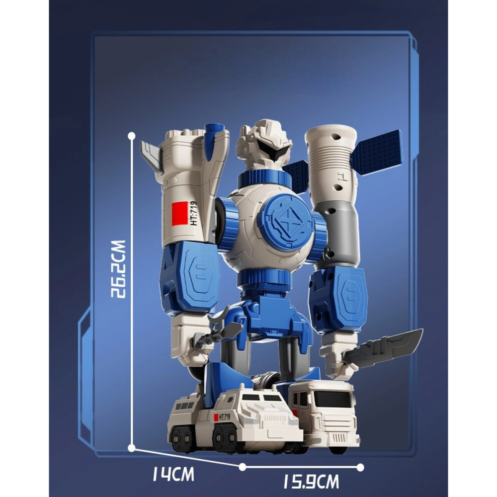 Магнитный робот 10в1 с контейнером для хранения