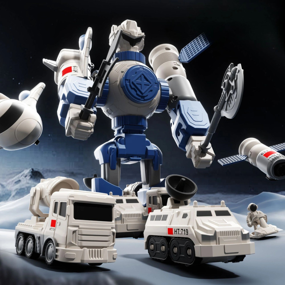 Магнитный робот 10в1 с контейнером для хранения