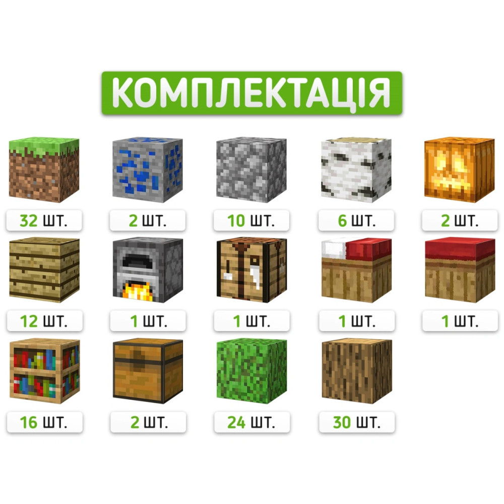 Двухэтажная избушка с библиотекой 140 блоков