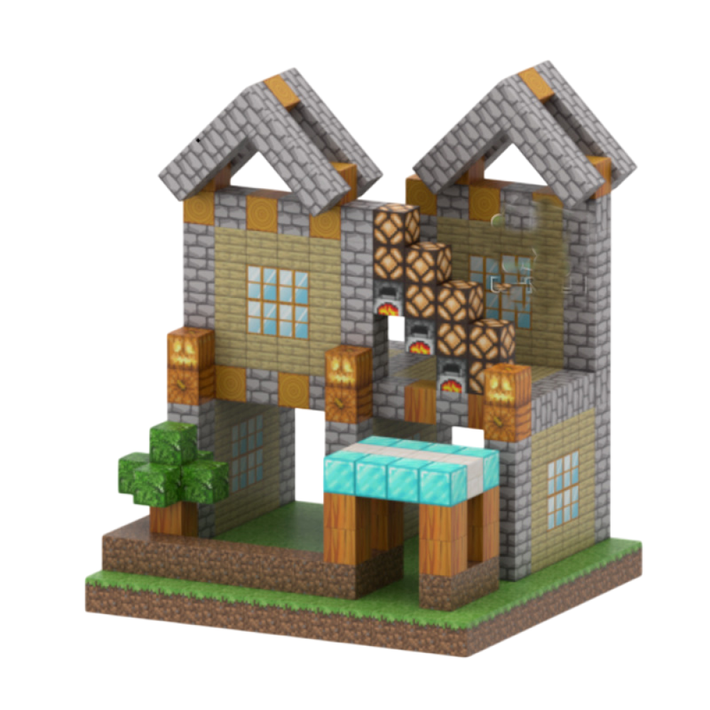 Двухэтажная крепость 414 блоков