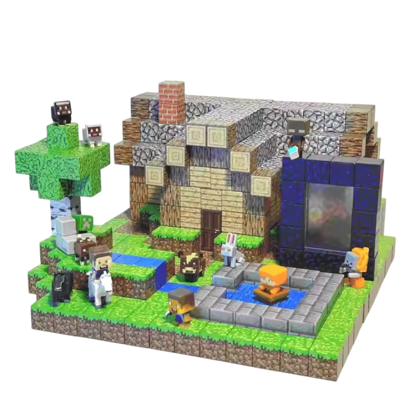 Большой дом с порталом 560 блоков