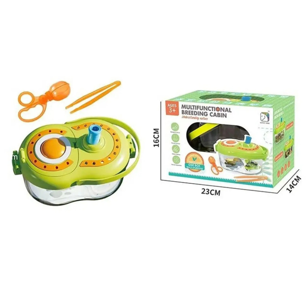 Научный набор для изучения насекомых с пинцетом и перхотью