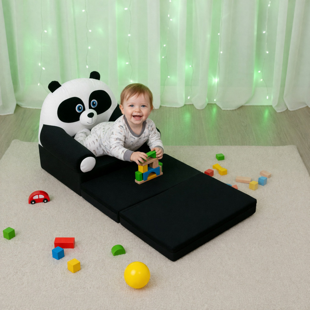 Fotoliu pentru copii în formă de Panda