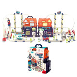 Трек-залізниця з 217 деталей в компактній валізці