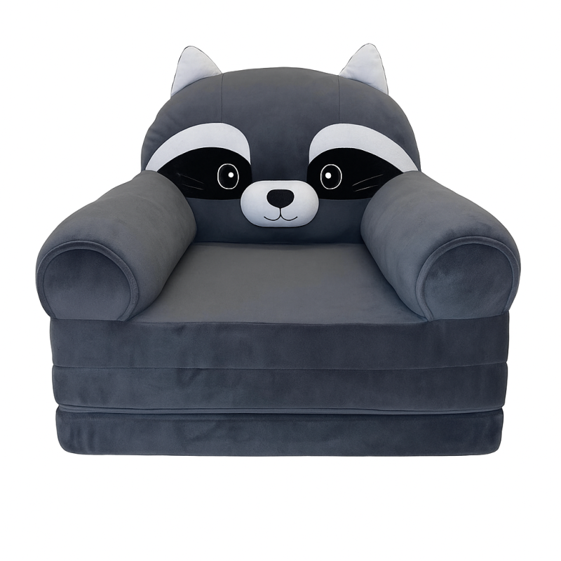 Детское мягкое креслице в виде Енотика