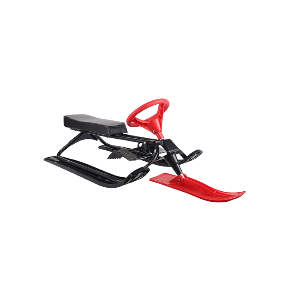 Снегокат со стальной рамой и рулем