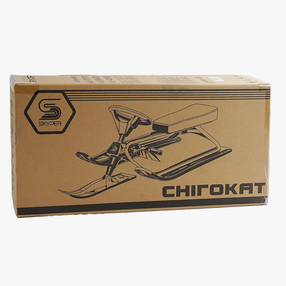 Снегокат со стальной рамой и рулем