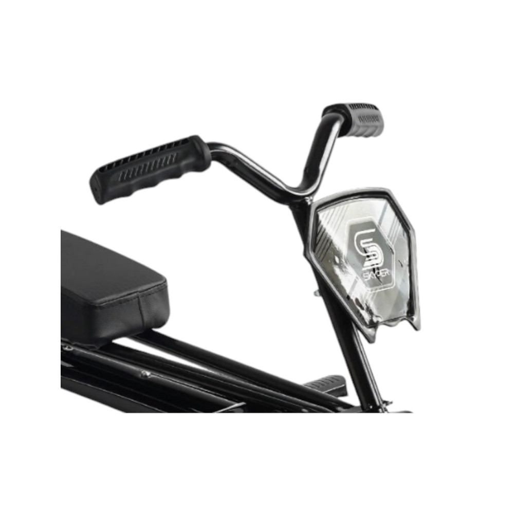 Снегокат с рулевым управлением и мягким сиденьем