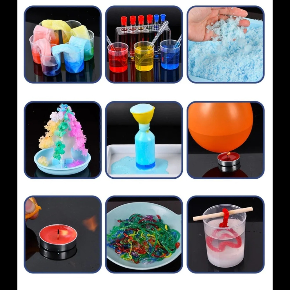 Детский научный набор "Юный химик" в пластмассовом кейсе