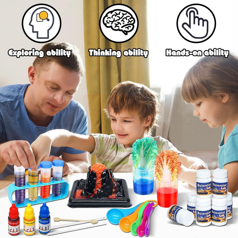 Детский научный набор "Юный химик" в пластмассовом кейсе