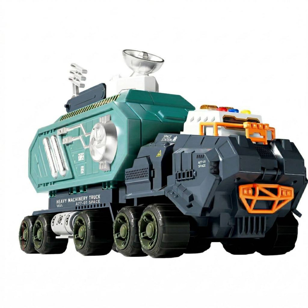 Stație cosmică sub formă de camion mașinuță-transformer 2în1