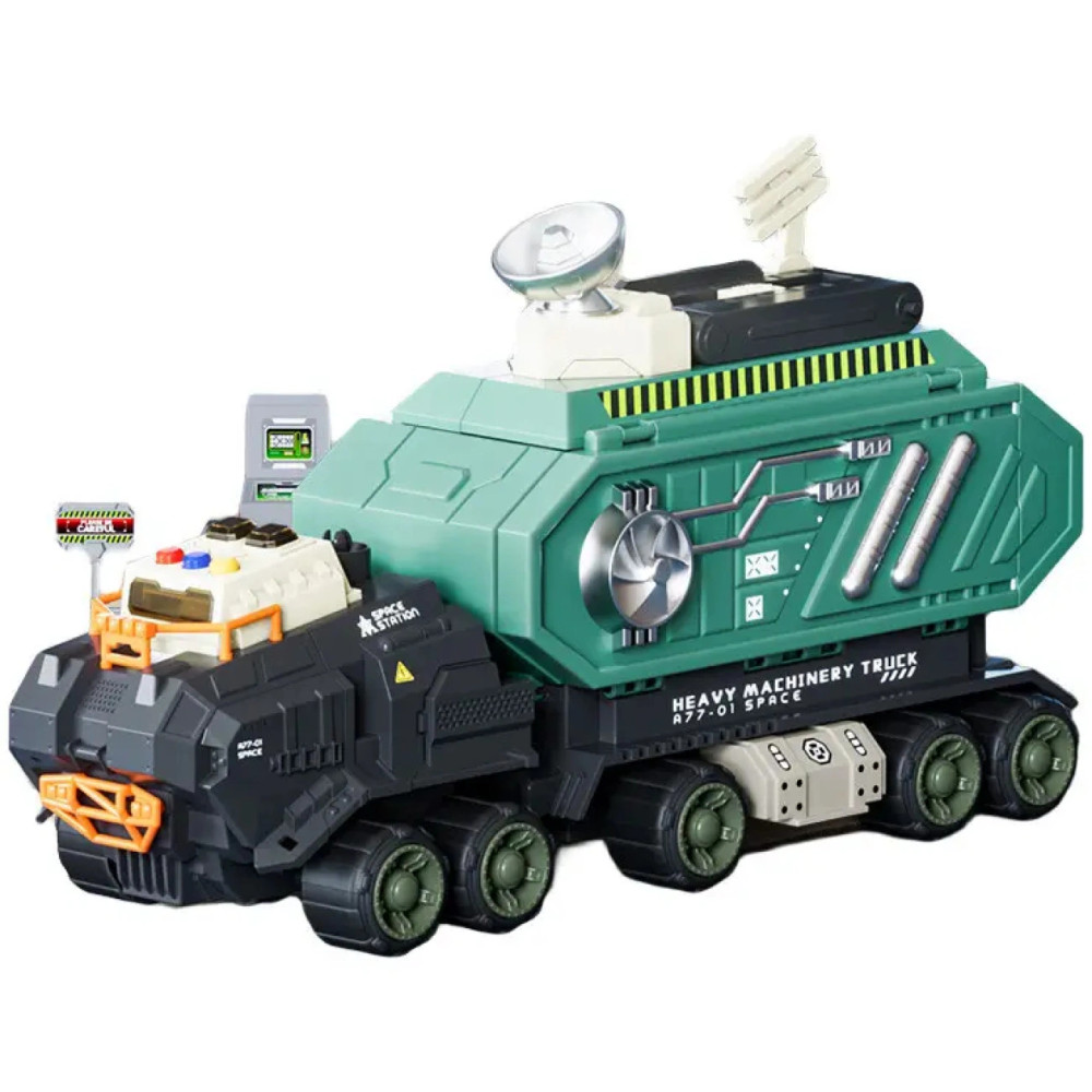 Космическая станция в виде грузовика машинка-трансформер 2в1.